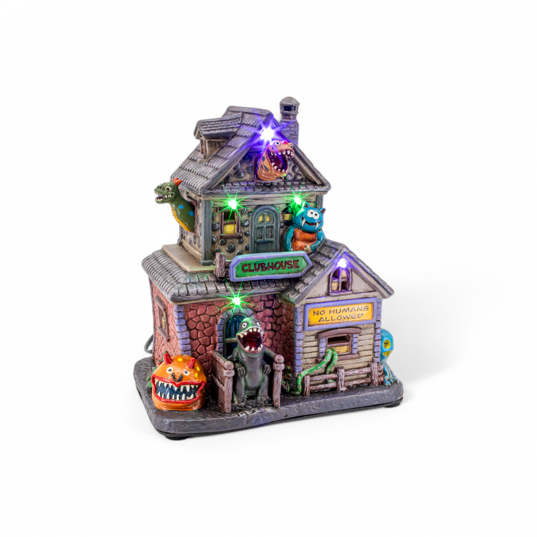 Monster Clubhouse Halloween Village – Animated Lighted Building Monster Clubhouse Halloween Village – Animated Lighted Building