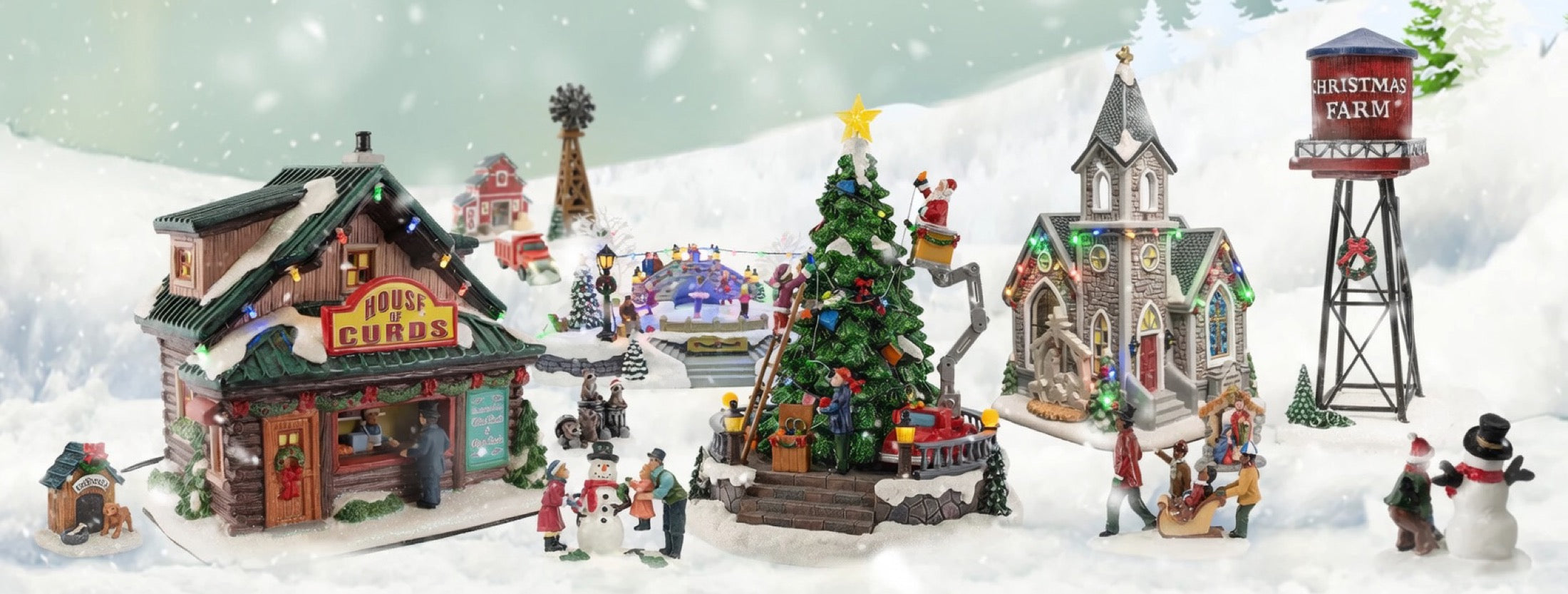 FG Square Christmas Villages