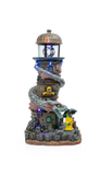 Sea Serpent Lighthouse – Lighted Animated Halloween Village Piece