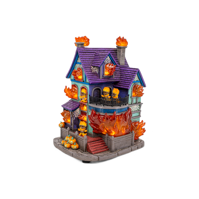 Fire Demon Frenzy – Animated Halloween Village Building