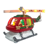 Santa on Helicopter