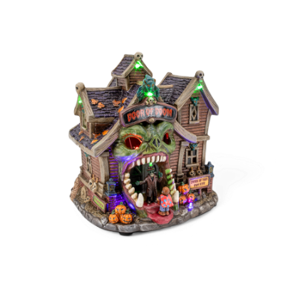 Door of Doom – Lighted Halloween Village Building