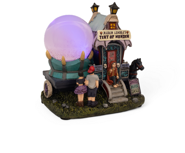Madam Lenora’s Tent of Wonder – Animated Halloween Village Building