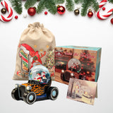Santa's Hot-Rod Globe fgsquarevillage