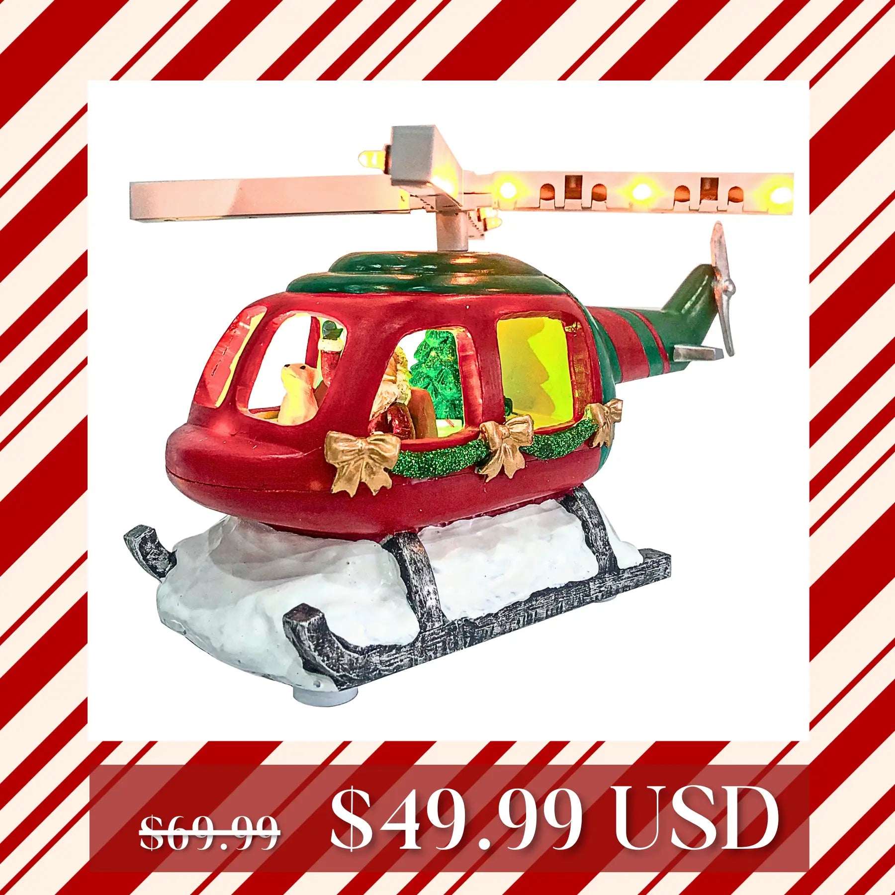 Santa on Helicopter fgsquarevillage