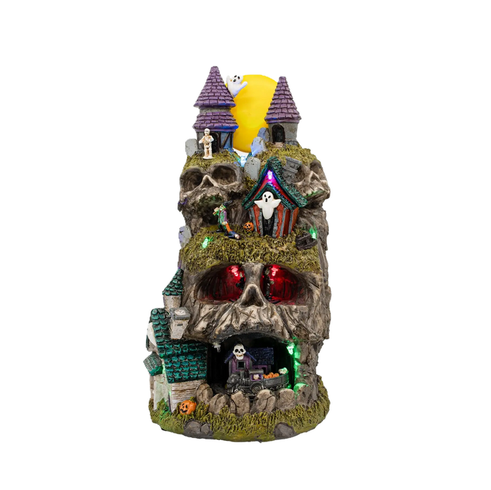 Skullstone Hollow – Animated Halloween Village Building