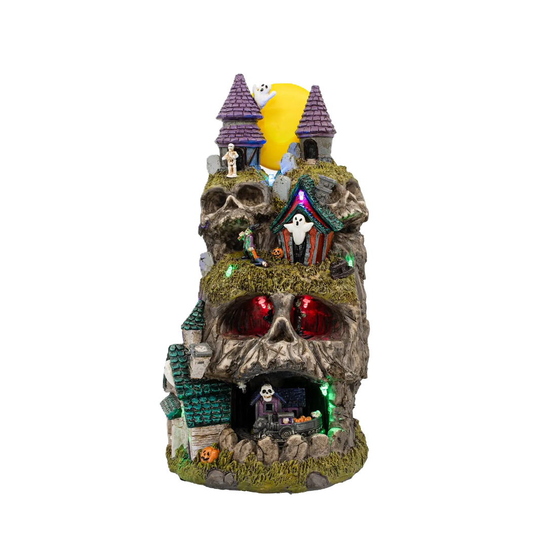Skullstone Hollow – Animated Halloween Village Building