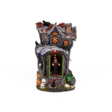 Witch of the Woods – Lighted Animated Halloween Village Building