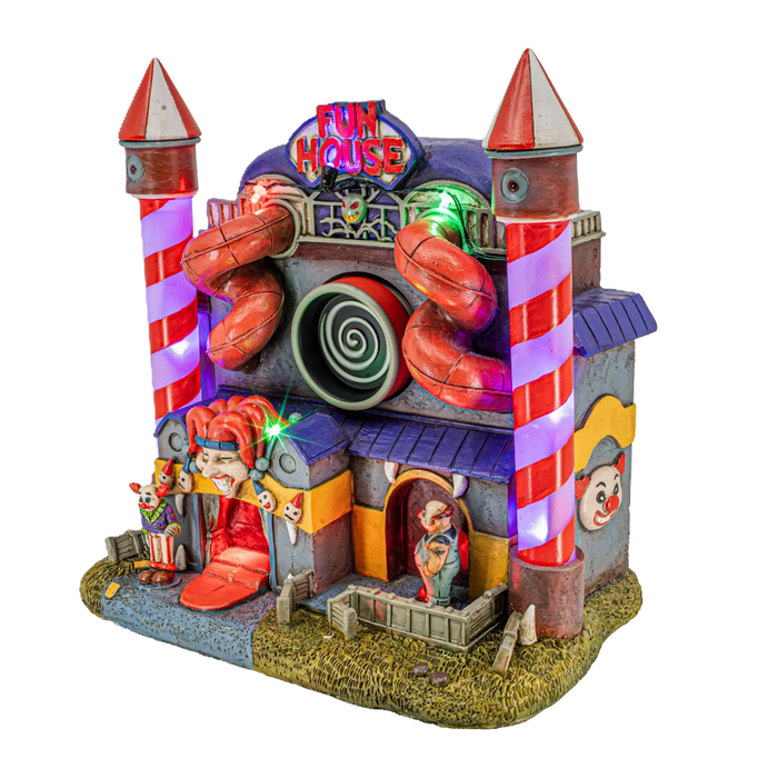 Carnival Funhouse – Animated Halloween Village Building
