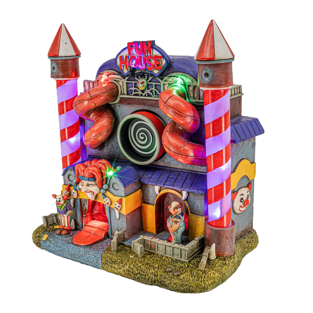 Carnival Funhouse – Animated Halloween Village Building