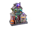 Monster Clubhouse – Lighted Halloween Village Building