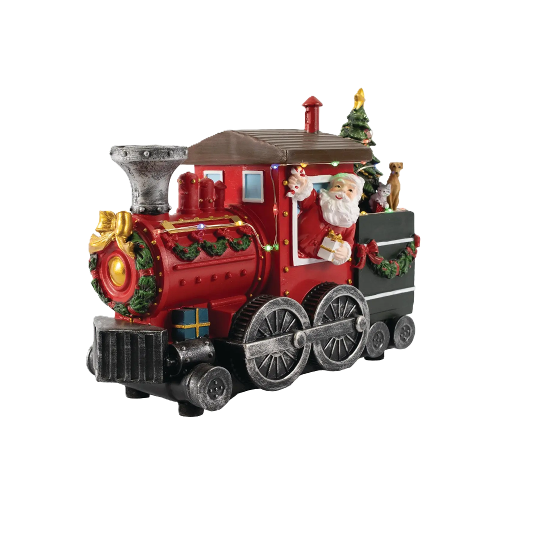 Santa on Train