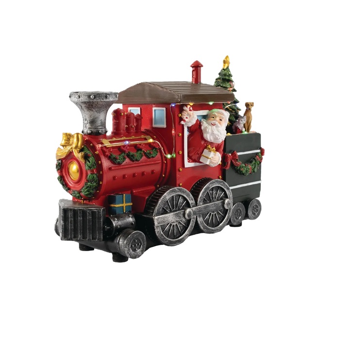 Santa on Train