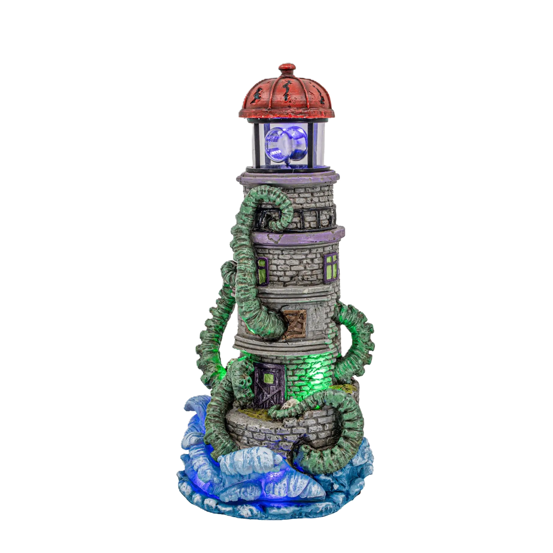Lighthouse Attack – Animated Halloween Village Lighthouse