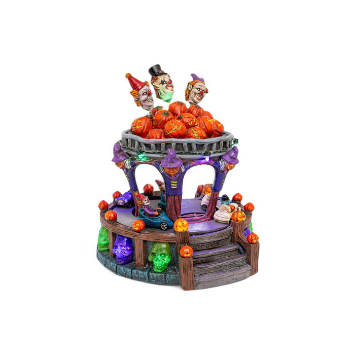 Clown Car Corral – Animated Halloween Village Building
