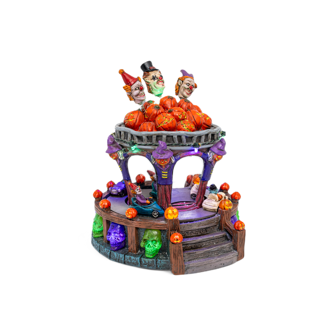 Clown Car Corral – Animated Halloween Village Building