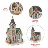 Corner Cathedral – Lighted Christmas Village Church