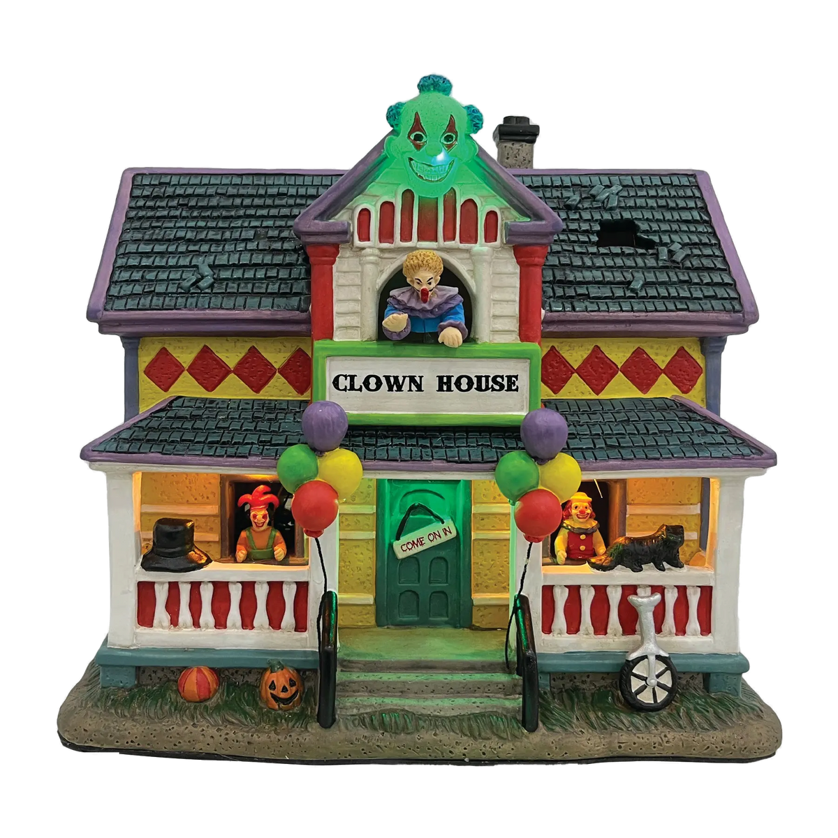 LED Clown Porcelain  House