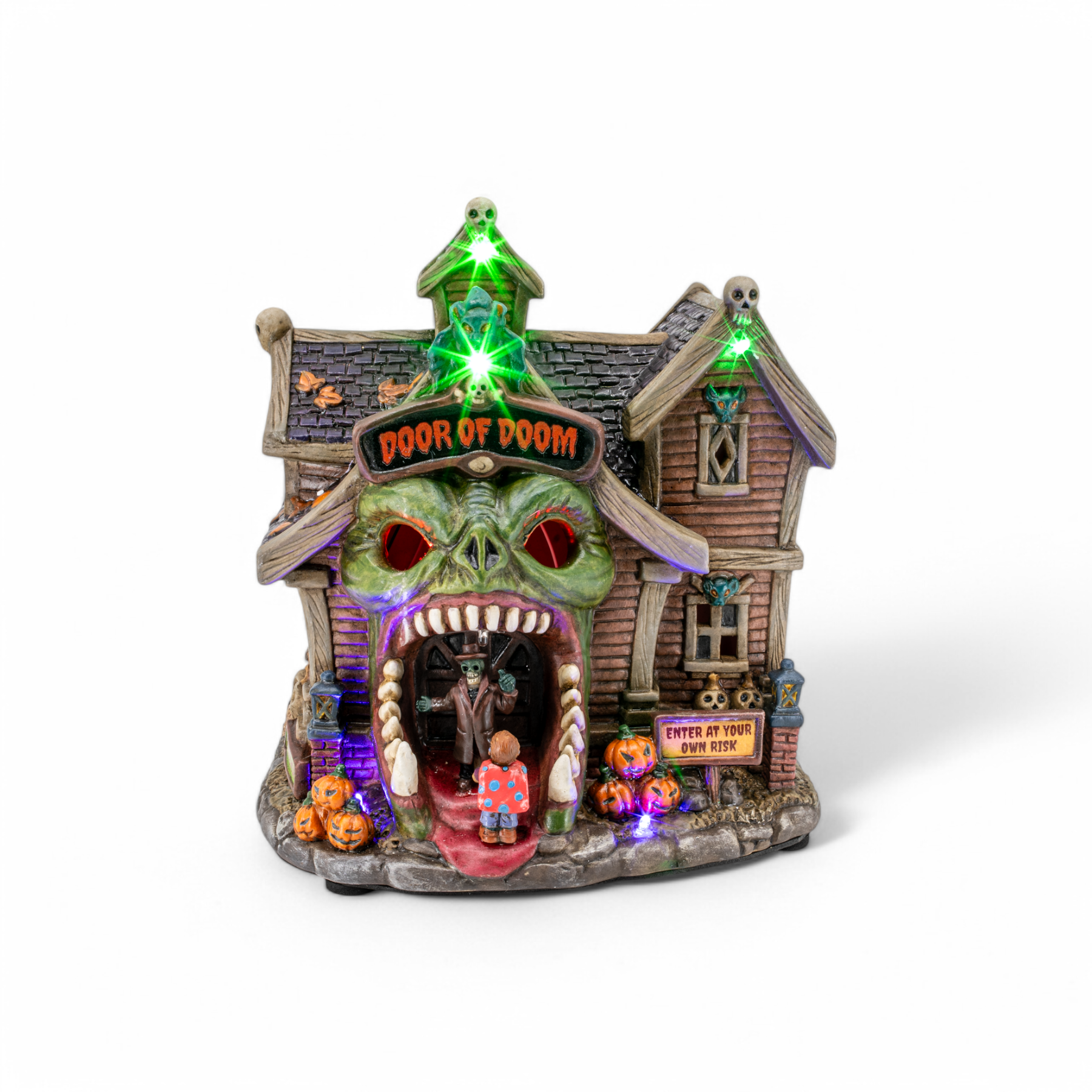 Door of Doom Halloween Village â Animated Haunted House Building Door of Doom Halloween Village â Animated Haunted House Building