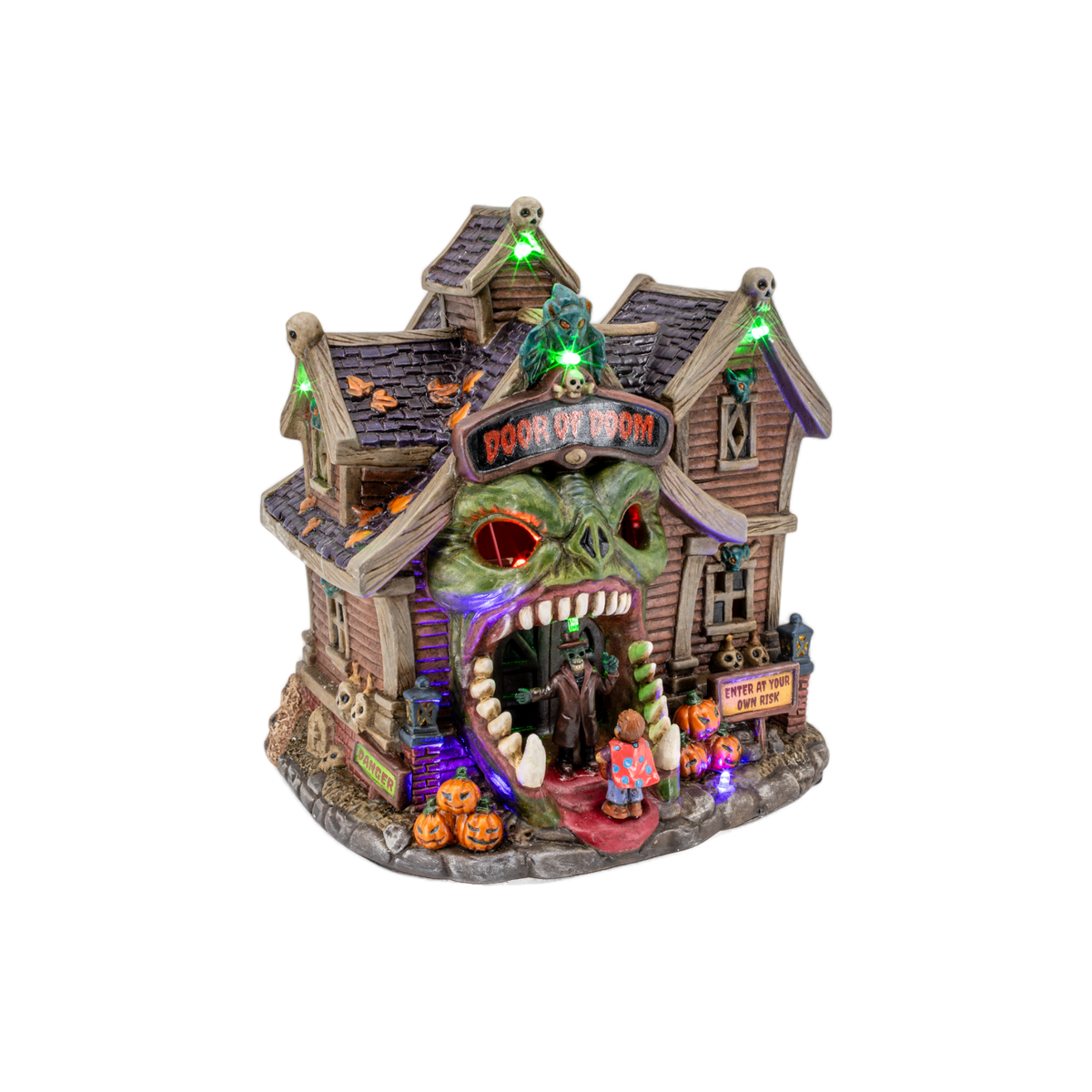Door of Doom – Lighted Halloween Village Building