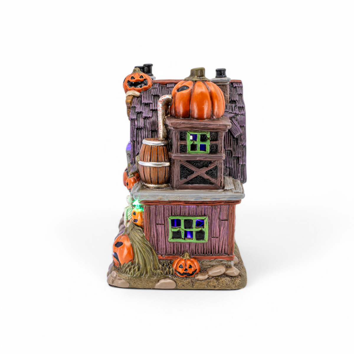 Pumpkin Ale Distillery – Lighted Halloween Village Building