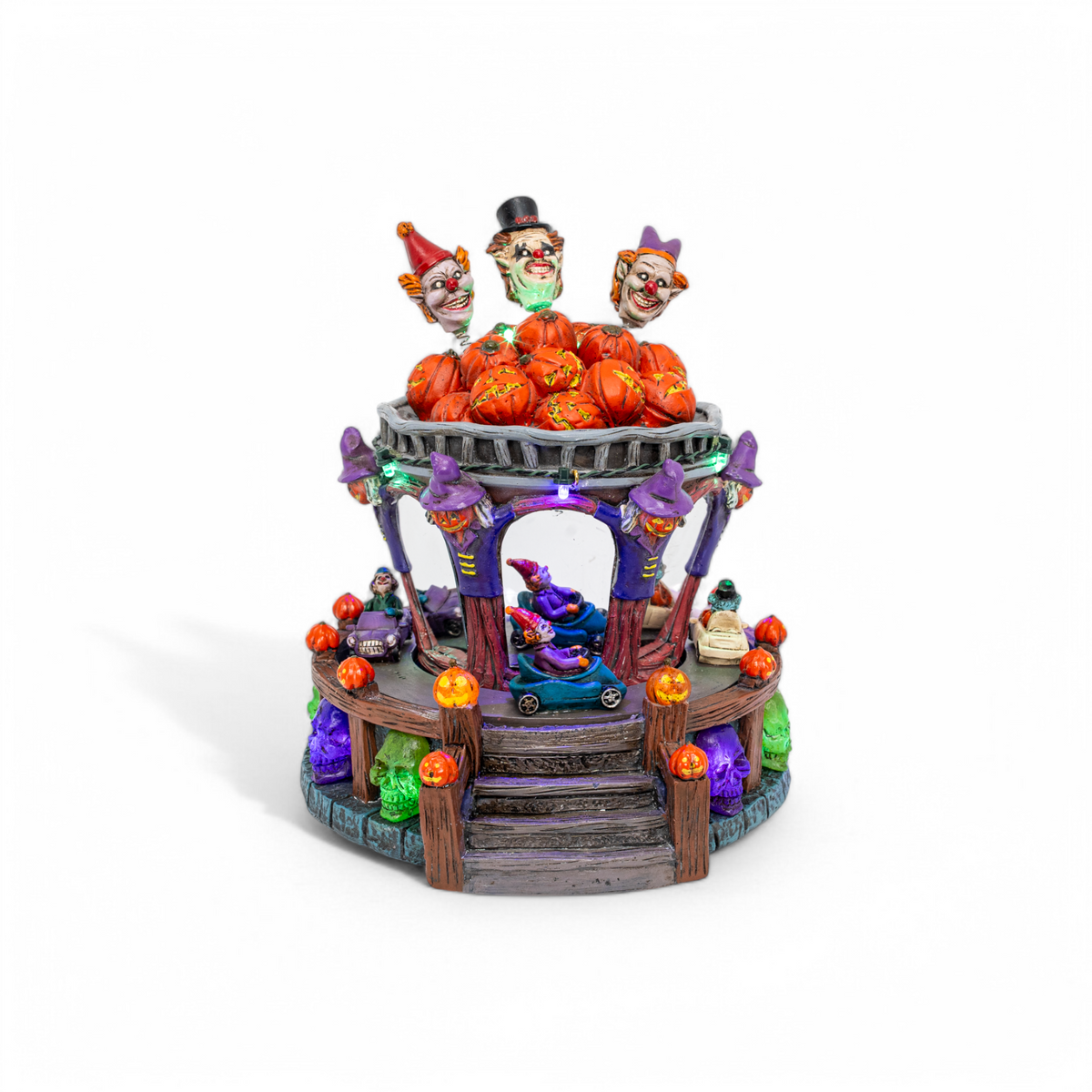 Clown Car Corral – Animated Halloween Village Building