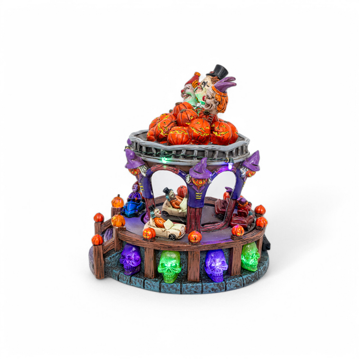 Clown Car Corral – Animated Halloween Village Building