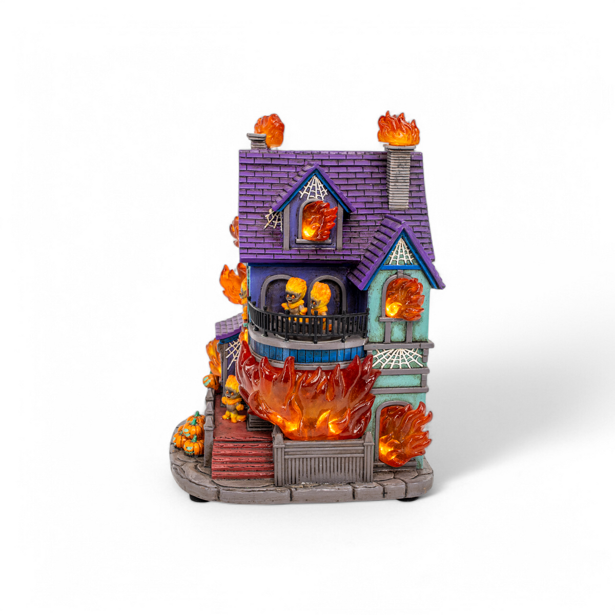 Fire Demon Frenzy – Animated Halloween Village Building