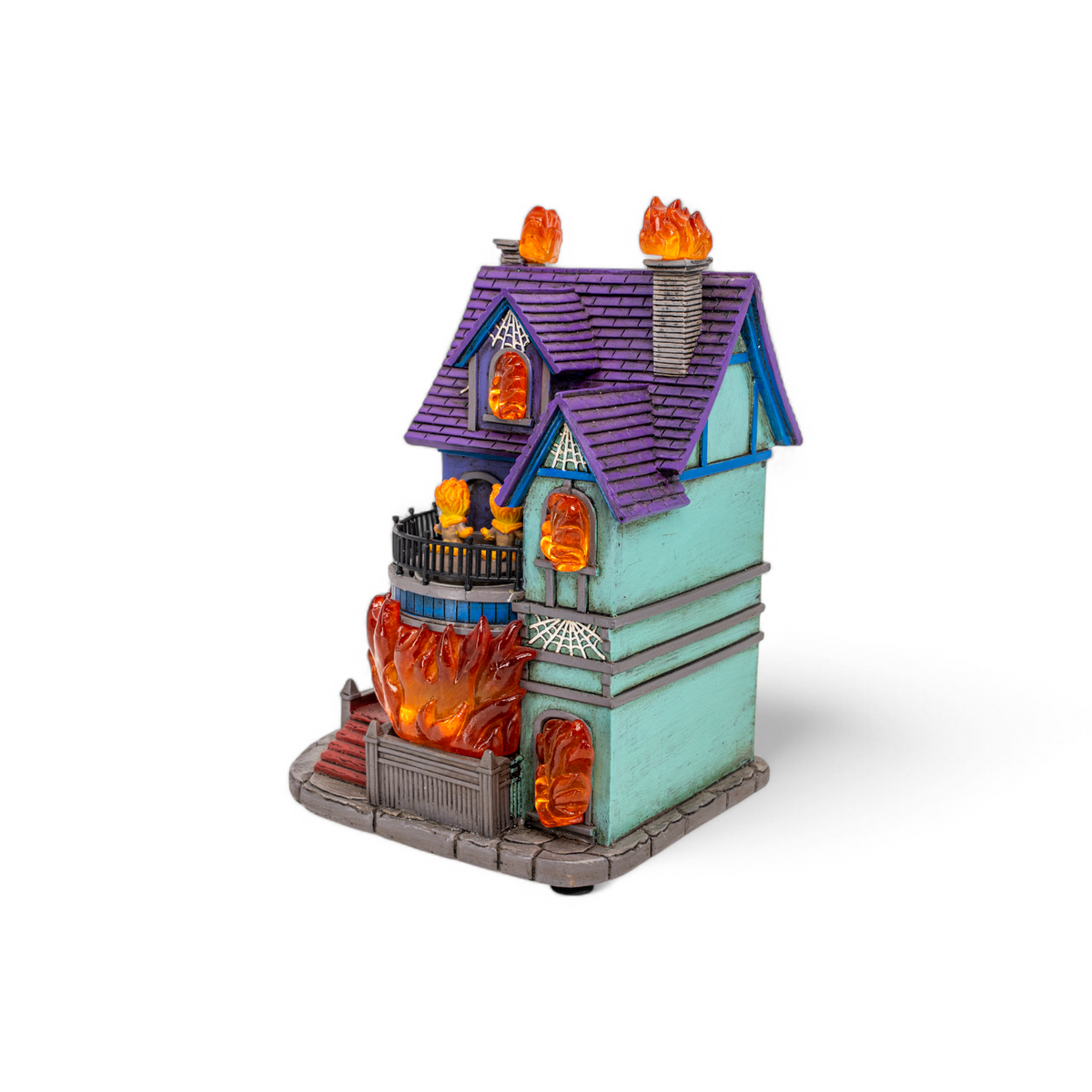 Fire Demon Frenzy – Animated Halloween Village Building