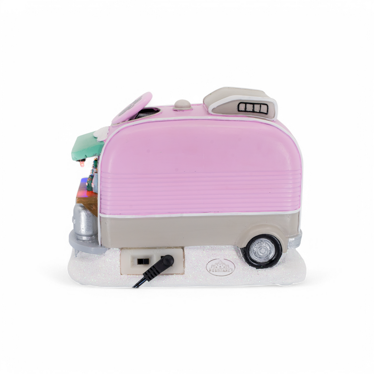 Pet Grooming Trailer – Lighted Christmas Village Building
