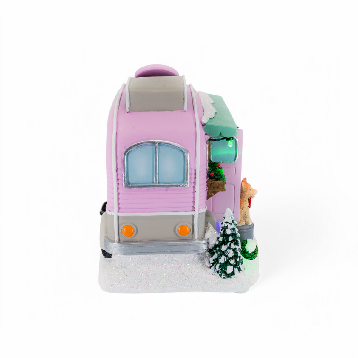Pet Grooming Trailer – Lighted Christmas Village Building