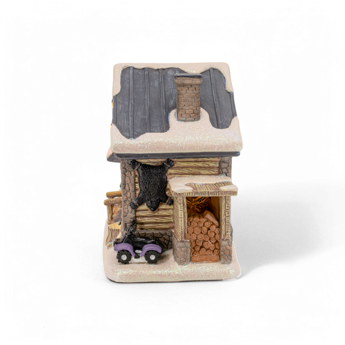 Black Bear Lodge – Lighted Christmas Village Building