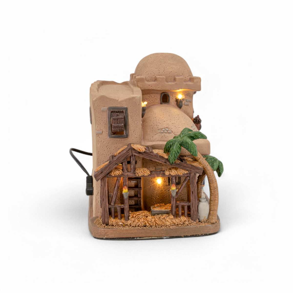 Bethlehem Inn – Lighted Nativity Christmas Village Building