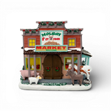 Holiday Pet Food – Lighted Musical Christmas Village Piece