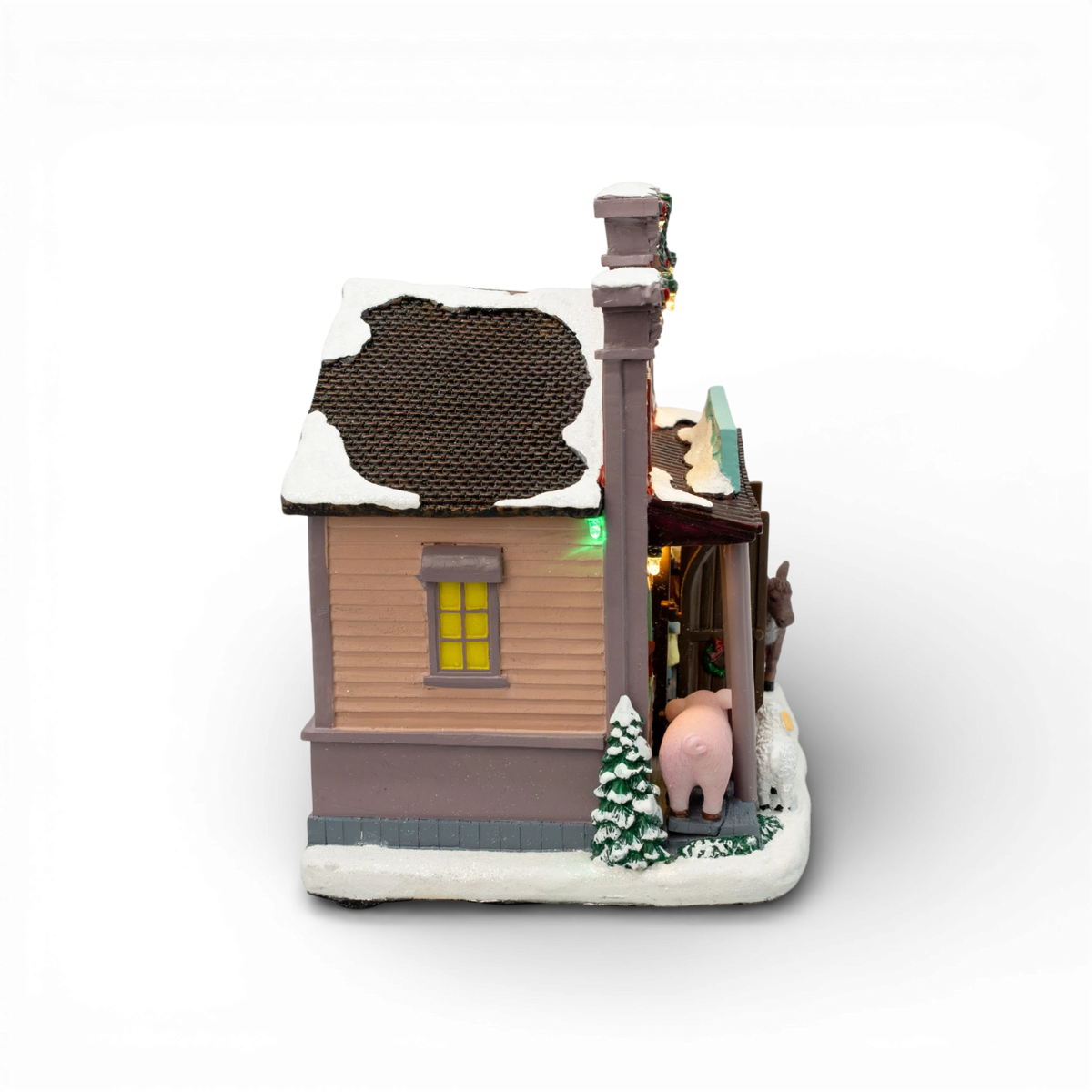 Holiday Pet Food – Lighted Musical Christmas Village Piece