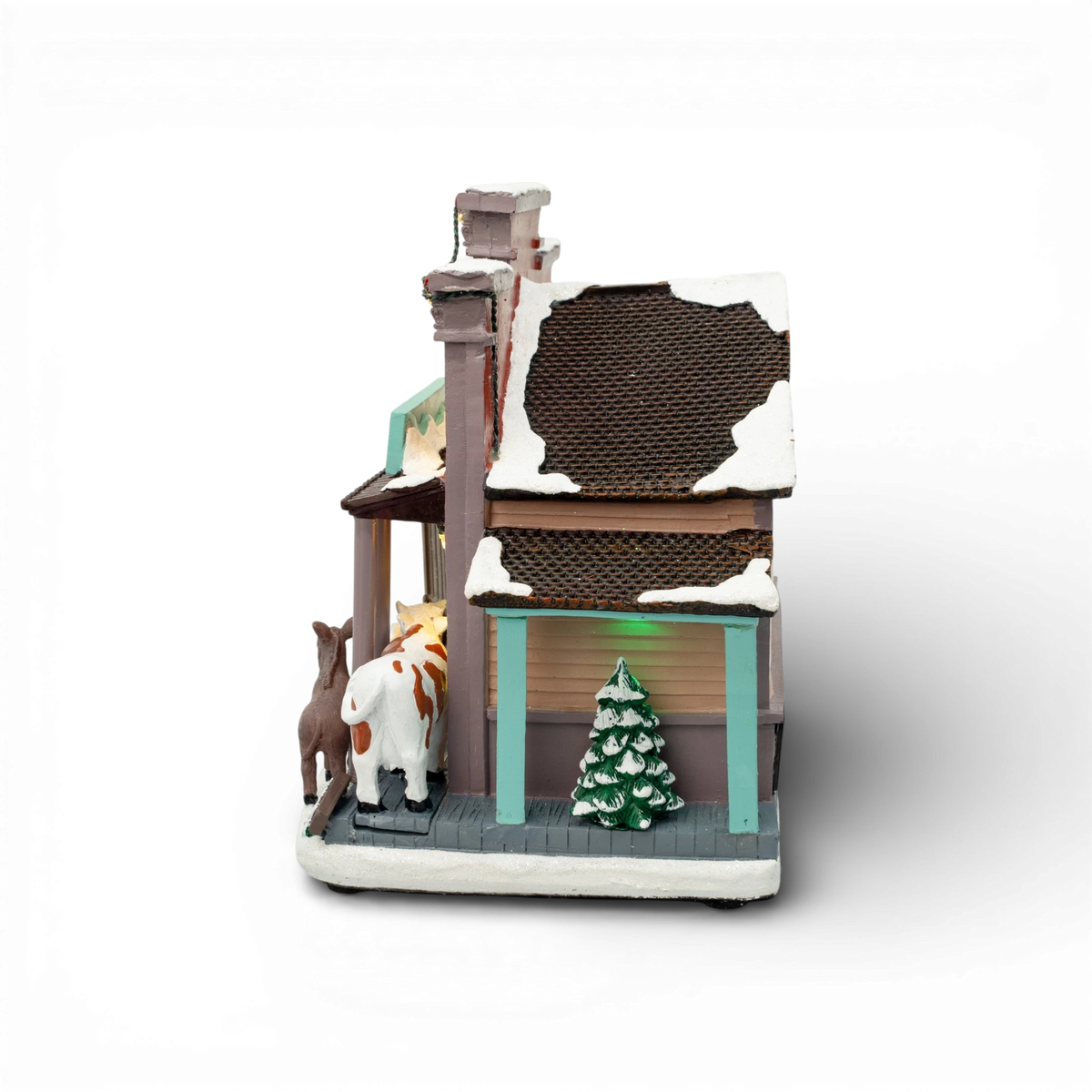 Holiday Pet Food – Lighted Musical Christmas Village Piece