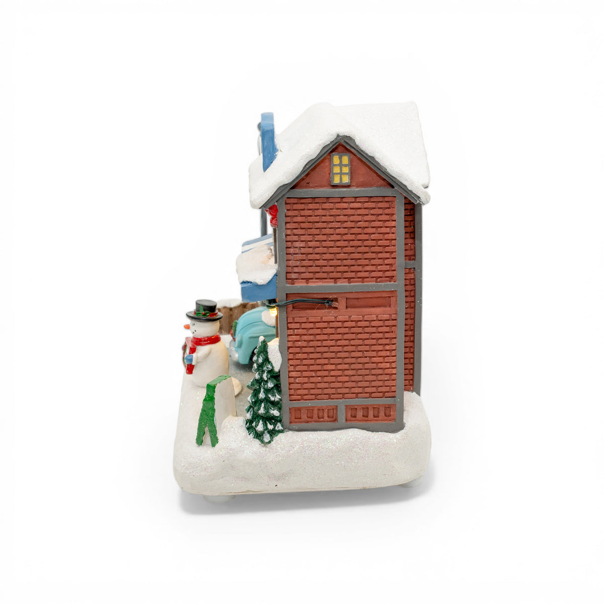 Newman's Grocers & Gas – Lighted Christmas Village Piece