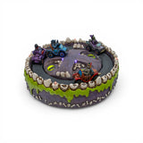 Monster Truck Jam – Lighted Animated Halloween Village Piece