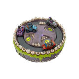 Monster Truck Jam – Lighted Animated Halloween Village Piece