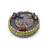 Monster Truck Jam – Lighted Animated Halloween Village Piece