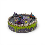 Monster Truck Jam – Lighted Animated Halloween Village Piece