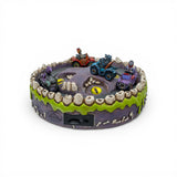 Monster Truck Jam – Lighted Animated Halloween Village Piece