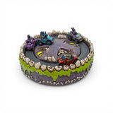 Monster Truck Jam – Lighted Animated Halloween Village Piece