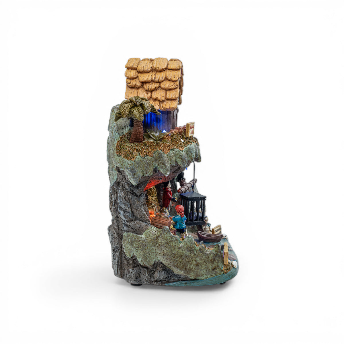 Jolly Roger's Retreat – Lighted Animated Halloween Village Piece