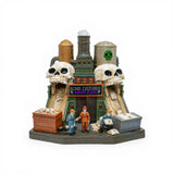 Bone Crusher Cement Factory – Lighted Animated Halloween Village Piece