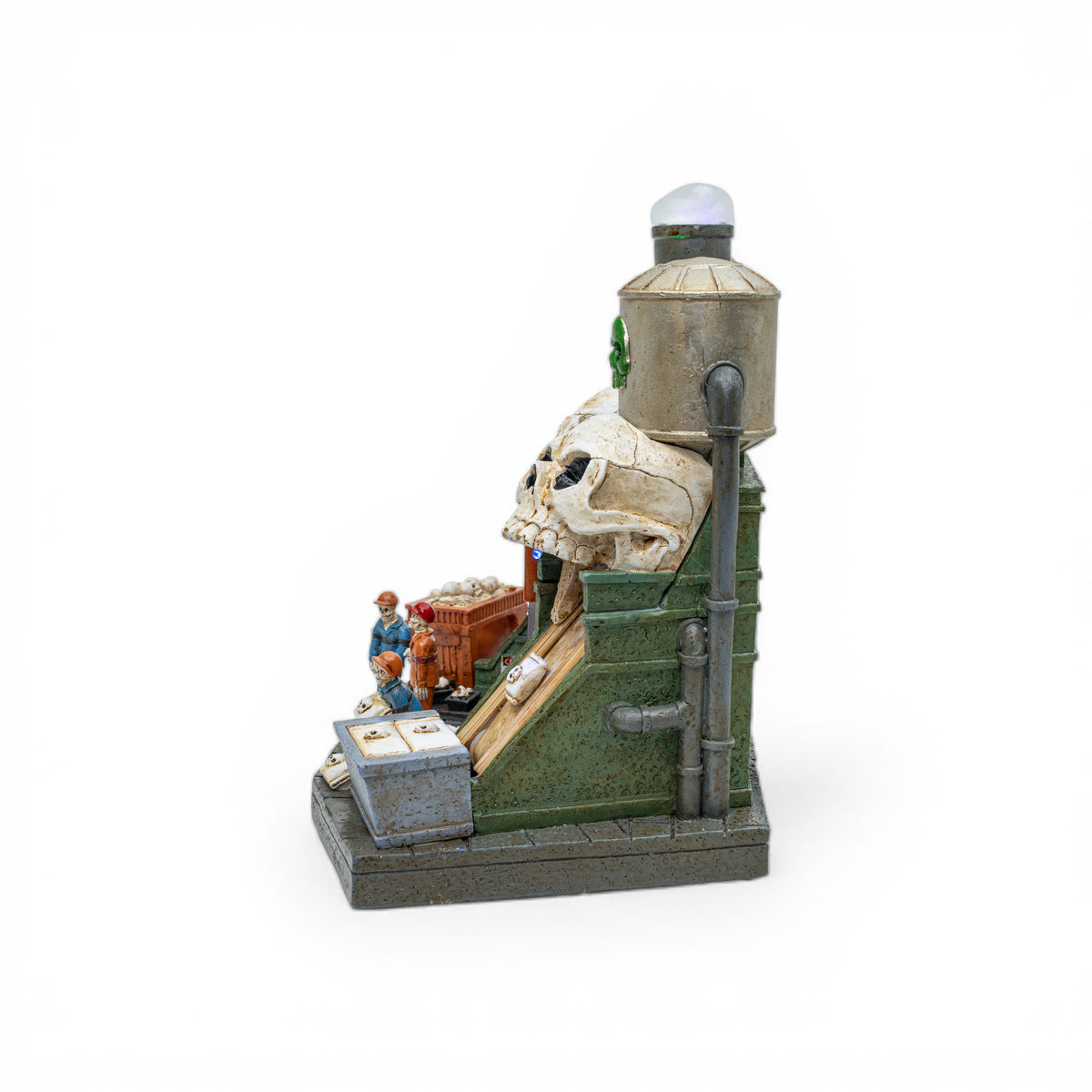 Bone Crusher Cement Factory – Lighted Animated Halloween Village Piece