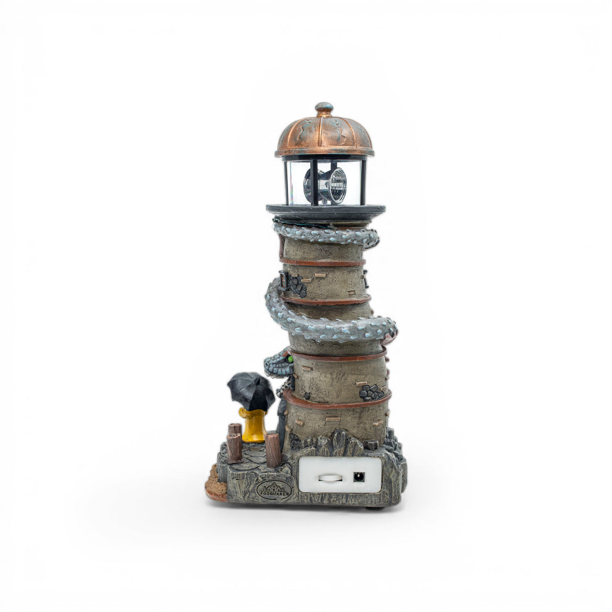 Sea Serpent Lighthouse – Lighted Animated Halloween Village Piece