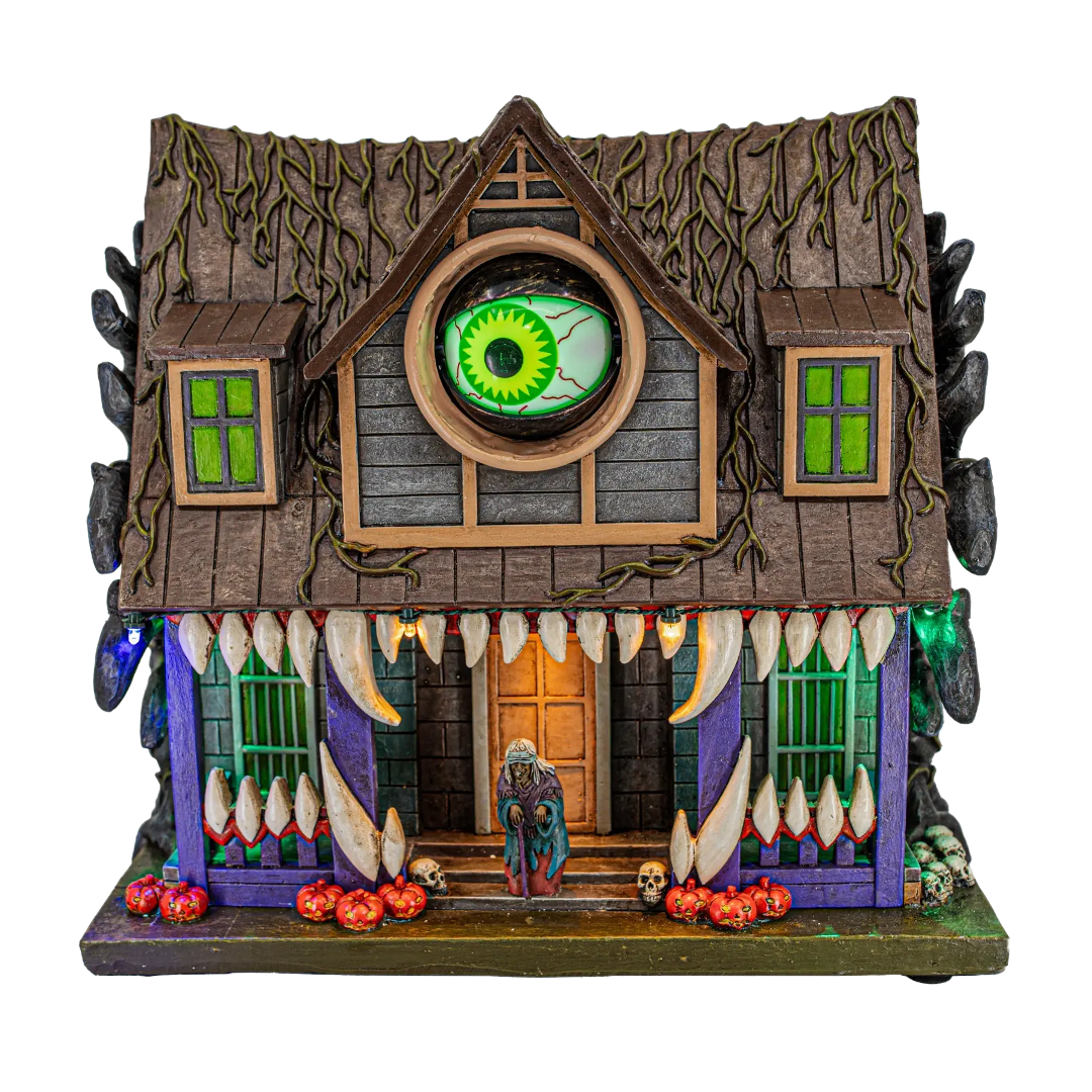 Cycloptic Manor Halloween Village – Animated Manor Building – FG