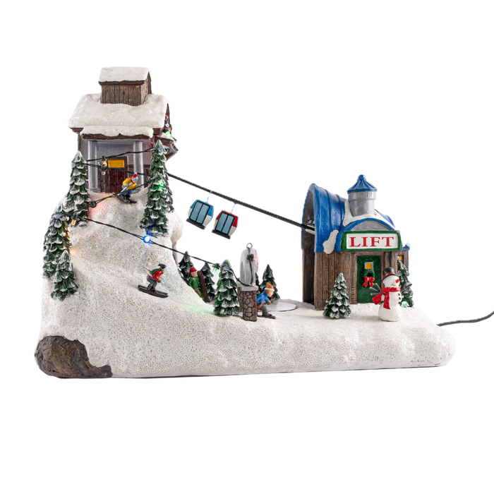 Powder Ridge Ski Resort – Animated Musical Christmas Village