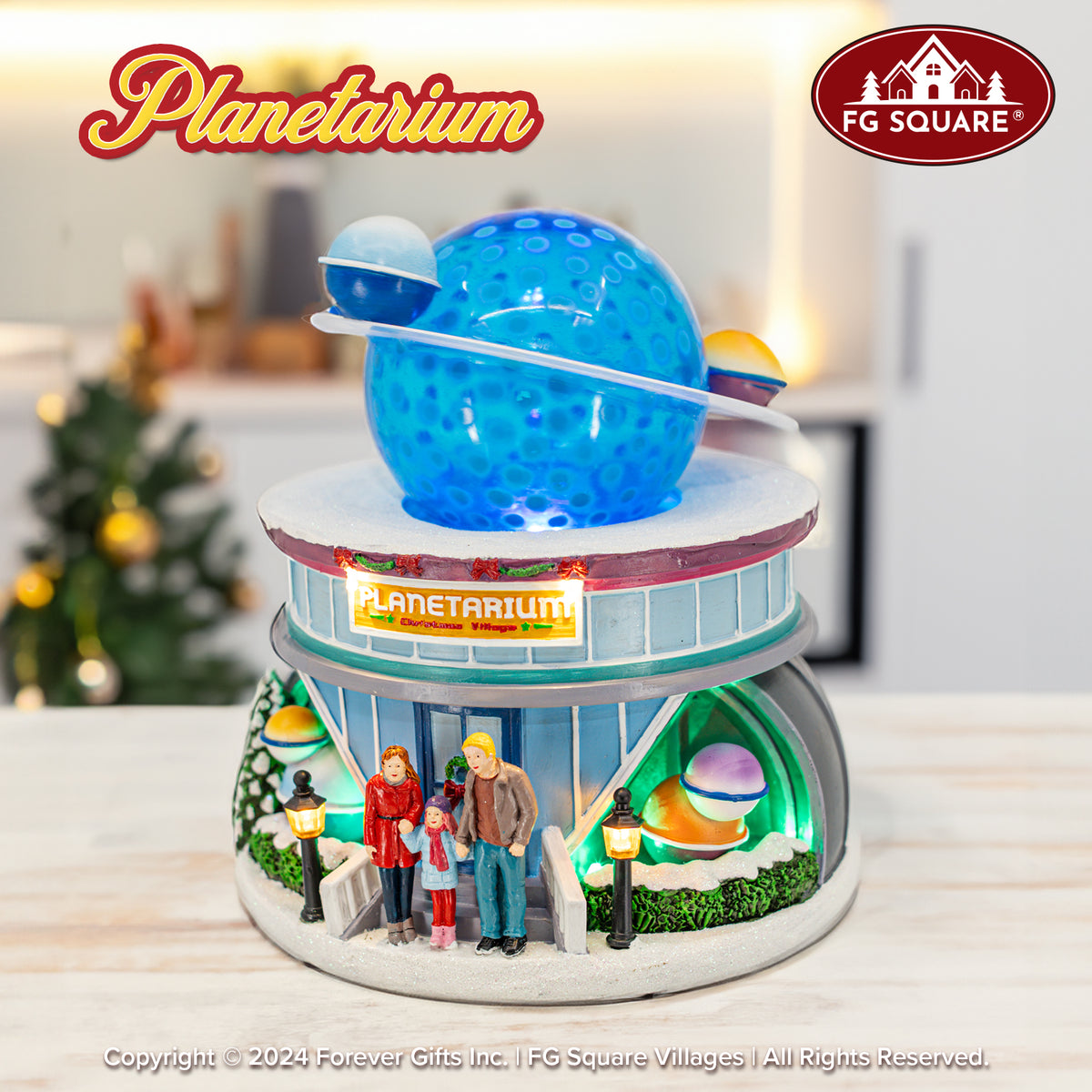 Planetarium Building – Animated Musical Christmas Village
